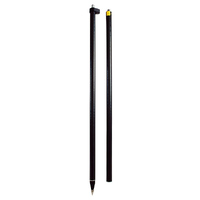 2-section rigid carbon fibre GNSS pole, 2 metre