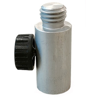 Adapter Leica spigot to 5/8&quot; male thread, with screw lock